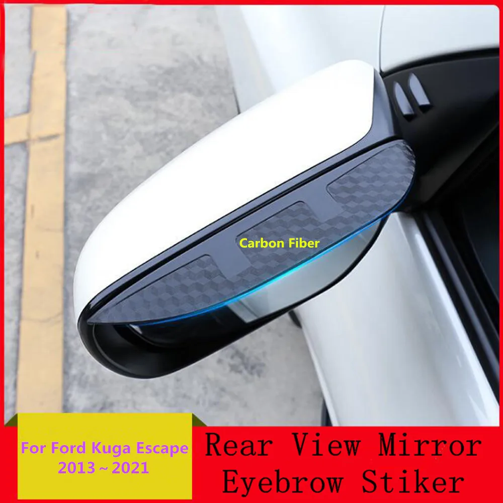 For Ford Kuga Escape 2013 2014 2015 2016 2017 2018 2019-2021 Rear Side View Mirror Visor Stick Trim Shield Eyebrow Rain 2pcs
For Ford Kuga Escape 2013 2014 2015 2016 2017 2018 2019-2021 Rear Side View Mirror Visor Stick Trim Shield Eyebrow Rain 2pcs