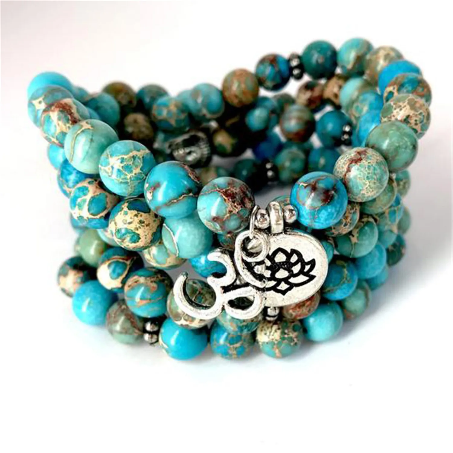 8mm Imperial Jasper 108 Beads Handmade Pendant Necklace Retro Wristband Bracelet Spiritua Classic
8mm Imperial Jasper 108 Beads Handmade Pendant Necklace Retro Wristband Bracelet Spiritua Classic