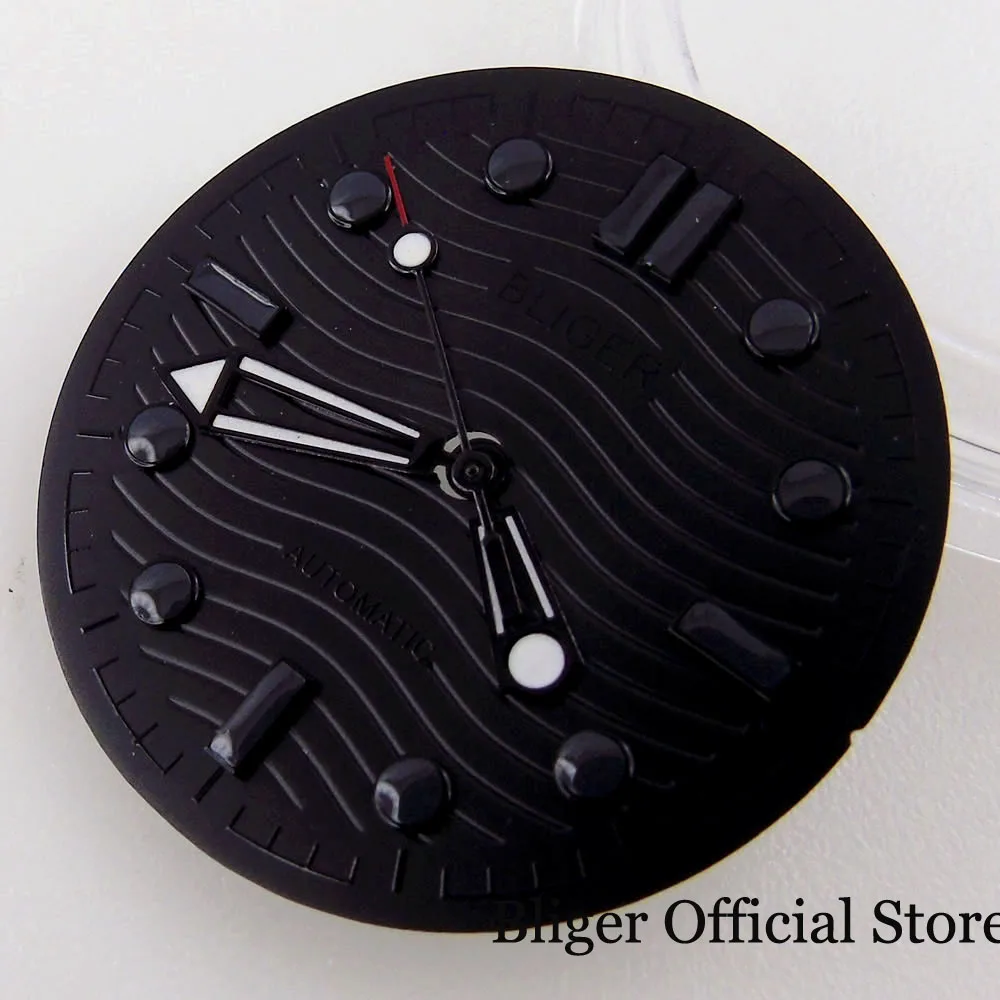 BLIGER 007 подходит для NH35A MIYOTA 8215 821A DG MINGZHU 2813 31 мм черный циферблат часов без даты
BLIGER 007 подходит для NH35A MIYOTA 8215 821A DG MINGZHU 2813 31 мм черный циферблат часов без даты