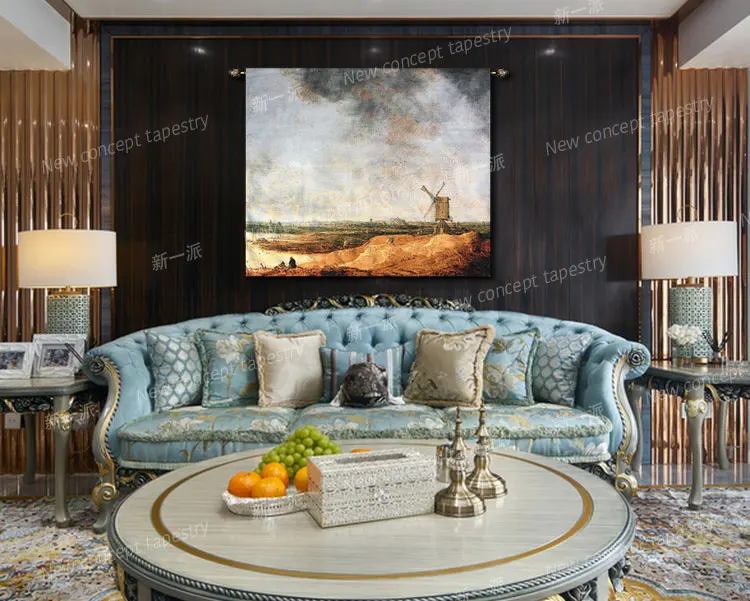 100*120 WINDMILL BELGIAN WALL HANGING TAPESTRIES EUROPEAN PASTORAL TAPESTRIES BEDROOM MURALS HOME CLOTH PAINTING FABRIC
100*120 WINDMILL BELGIAN WALL HANGING TAPESTRIES EUROPEAN PASTORAL TAPESTRIES BEDROOM MURALS HOME CLOTH PAINTING FABRIC