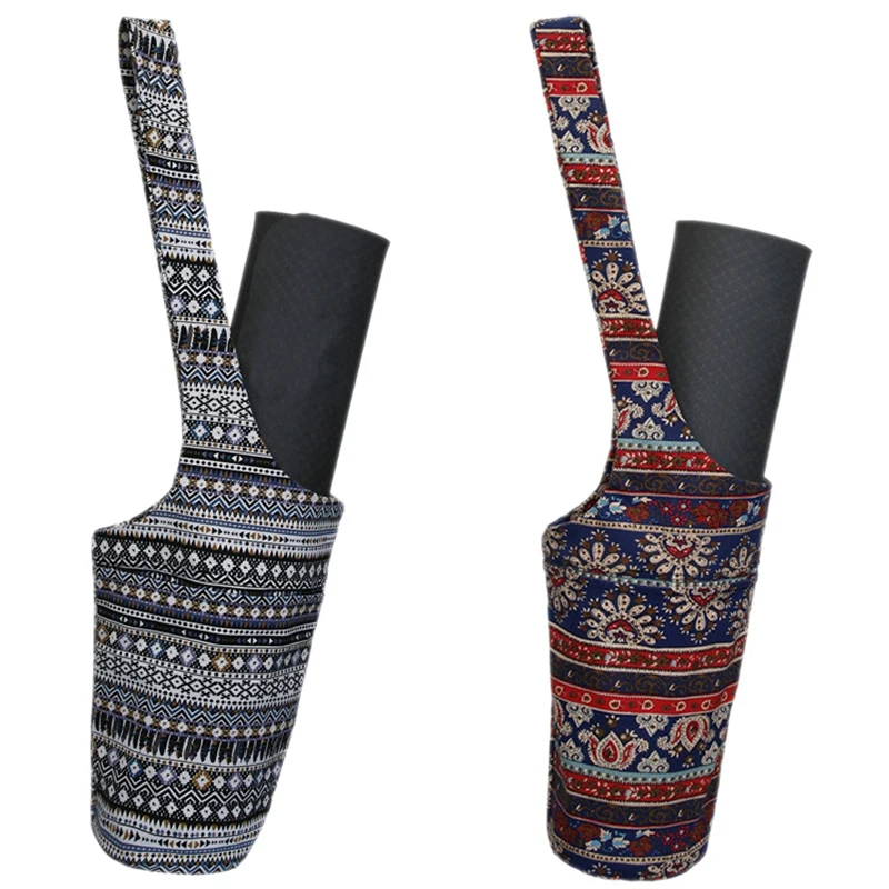 ELOS-Multifunctional Ethnic Style Yoga Mat Bag Casual Fashion Canvas Yoga Bag and Zipper Pocket Fit Most Size Mat
ELOS-Multifunctional Ethnic Style Yoga Mat Bag Casual Fashion Canvas Yoga Bag and Zipper Pocket Fit Most Size Mat