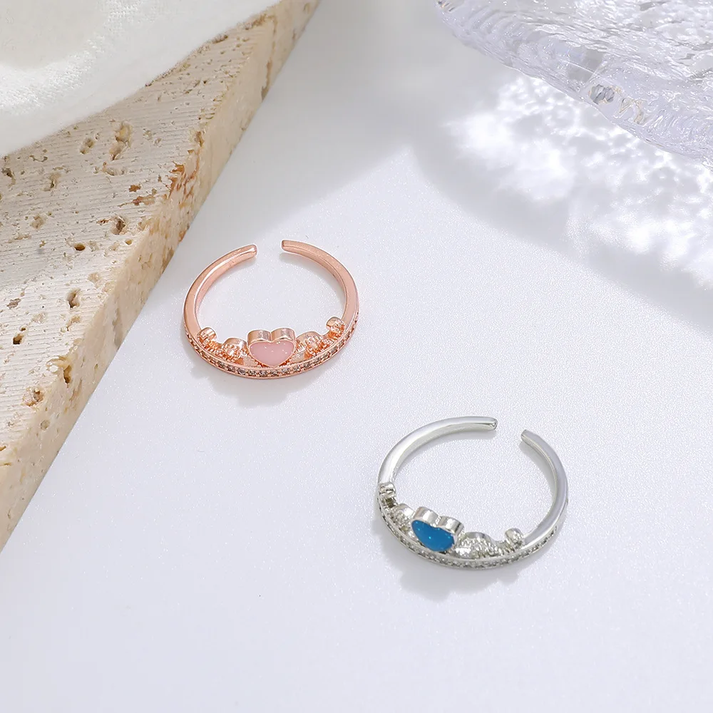 Hot Light Luxury Sale 925 Sterling Silver Love Heart Finger Ring Clear Cubic Zircon Adjustable Rings for Women Ring Jewelry
Hot Light Luxury Sale 925 Sterling Silver Love Heart Finger Ring Clear Cubic Zircon Adjustable Rings for Women Ring Jewelry