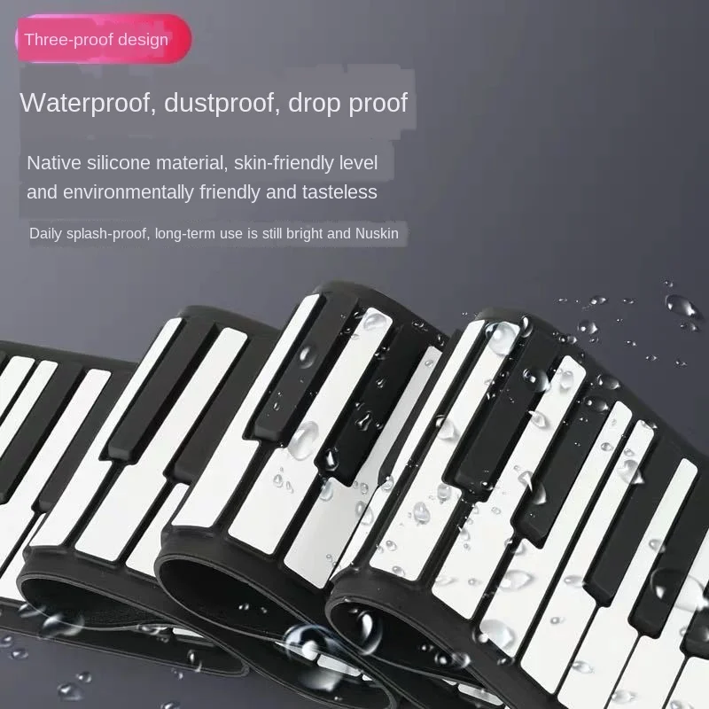 Adult Student Kindergarten88 Key Hand Roll Piano Beginner Entry Thickened Professional Edition Folding Portable Electronic Organ
Adult Student Kindergarten88 Key Hand Roll Piano Beginner Entry Thickened Professional Edition Folding Portable Electronic Organ