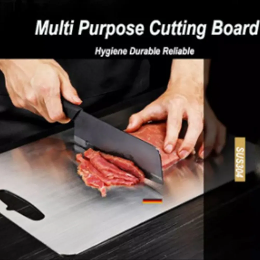 1x Chopping Board Stainless Steel Heavy Duty Cutting Board Chopping Board For Home Kitchen Anti-mildew Cutting Boards Chopping
1x Chopping Board Stainless Steel Heavy Duty Cutting Board Chopping Board For Home Kitchen Anti-mildew Cutting Boards Chopping