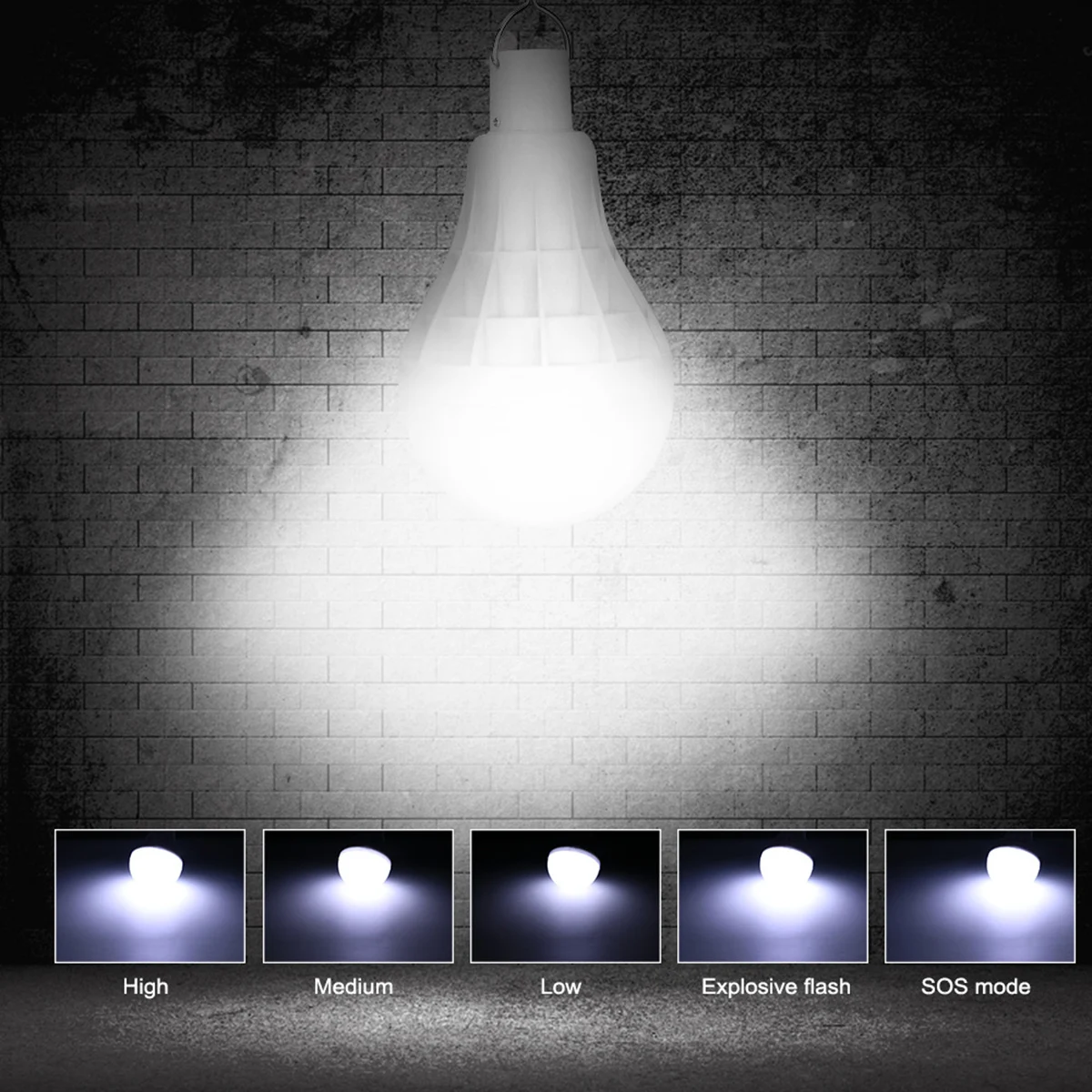 30W LED Bulb Light USB Rechargeable With Top Hook Outdoor For Camping Tent Hanging White Light
30W LED Bulb Light USB Rechargeable With Top Hook Outdoor For Camping Tent Hanging White Light