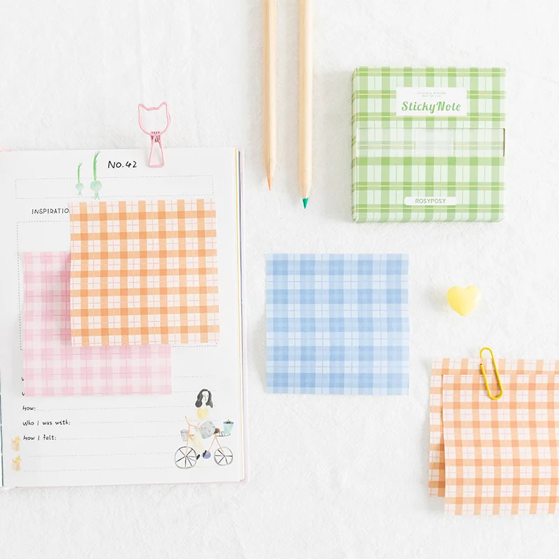 Colorful Grid Sticky Notes Draw-out Style Memo Pads for Journaling 80 Sheets / pcs
Colorful Grid Sticky Notes Draw-out Style Memo Pads for Journaling 80 Sheets / pcs
