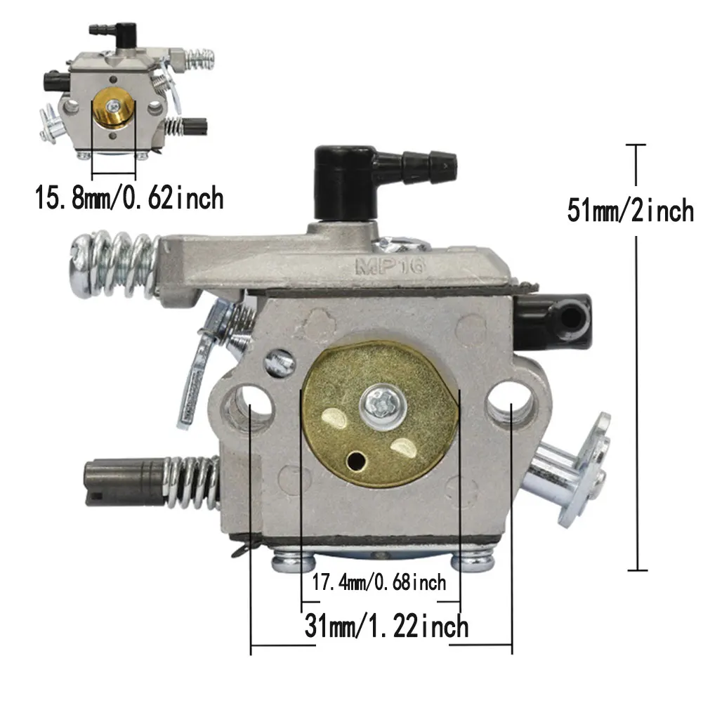 Chainsaw Carburetor Mower Carb Replacement Fit Parts Accessory Compatible With 4500 5200 5800 45cc 52cc 58cc Gardening Chain Saw
Chainsaw Carburetor Mower Carb Replacement Fit Parts Accessory Compatible With 4500 5200 5800 45cc 52cc 58cc Gardening Chain Saw