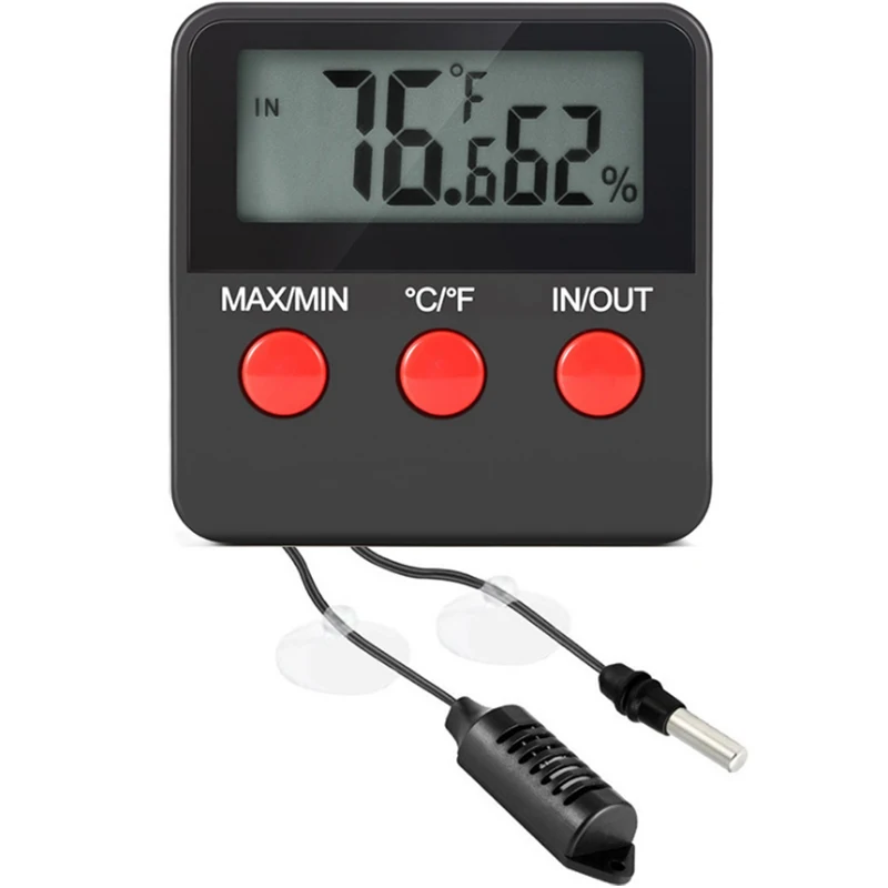 Mini LCD Digital Thermometer Hygrometer Indoor Convenient Sensor Humidity Electronic Meter Gauge Instruments Cable Termómetro
Mini LCD Digital Thermometer Hygrometer Indoor Convenient Sensor Humidity Electronic Meter Gauge Instruments Cable Termómetro