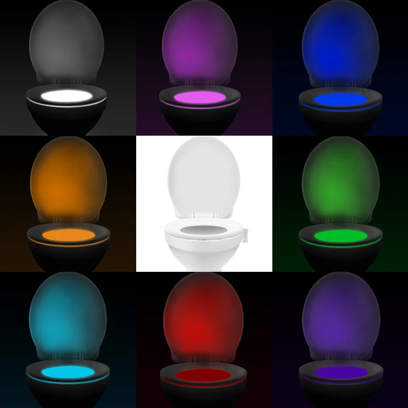 Children 8 Colors Waterproof Toilet LED WC Toilet Lamps Luminaria Bedside Backlight Smart PIR Motion Sensor Toilet Night Light
Children 8 Colors Waterproof Toilet LED WC Toilet Lamps Luminaria Bedside Backlight Smart PIR Motion Sensor Toilet Night Light