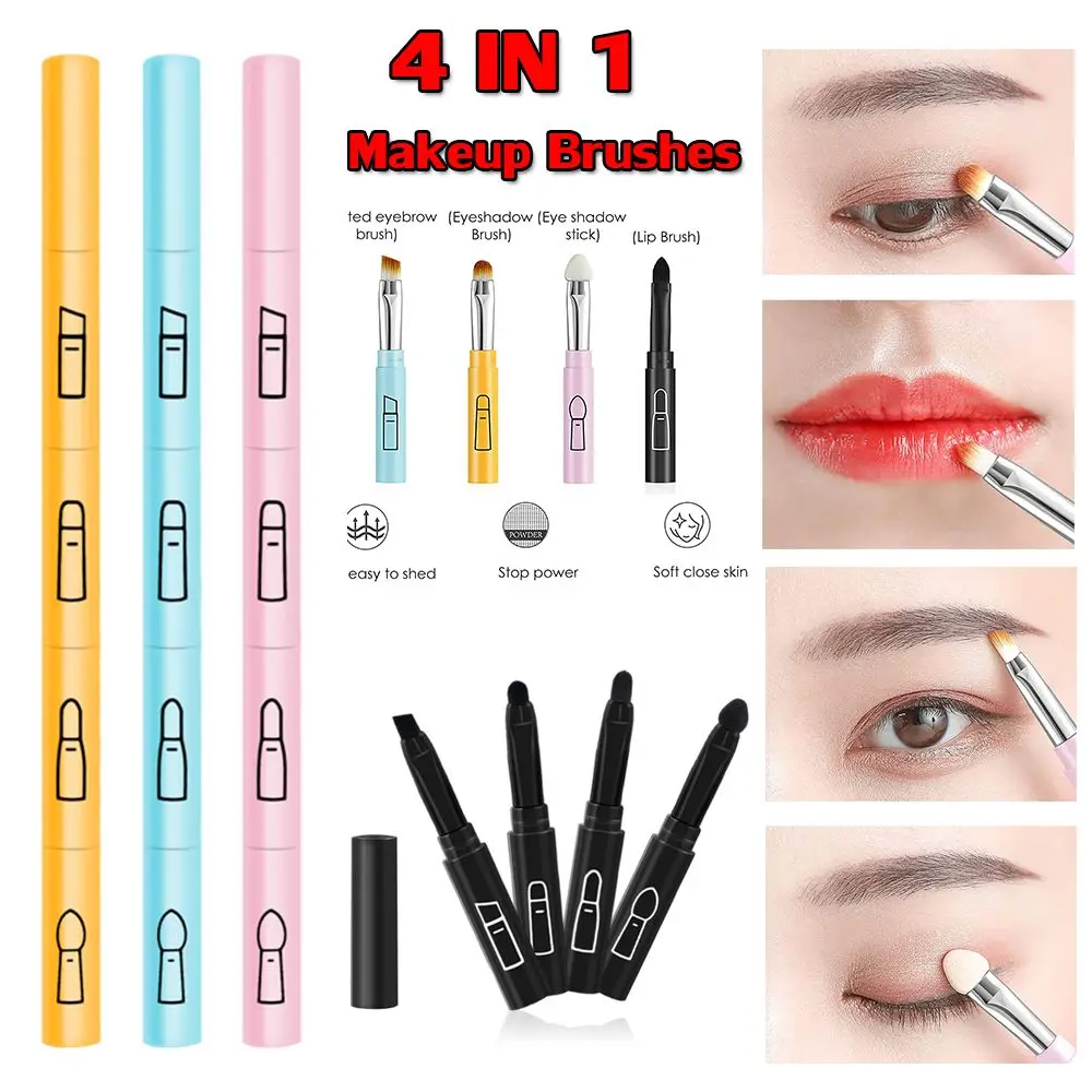 4 IN 1 Portable Sponge Eyeshaow Multifunctional Makeup Gadgets Makeup Brushes Lip Brush Eyeshadow Brush Shaving Brush
4 IN 1 Portable Sponge Eyeshaow Multifunctional Makeup Gadgets Makeup Brushes Lip Brush Eyeshadow Brush Shaving Brush