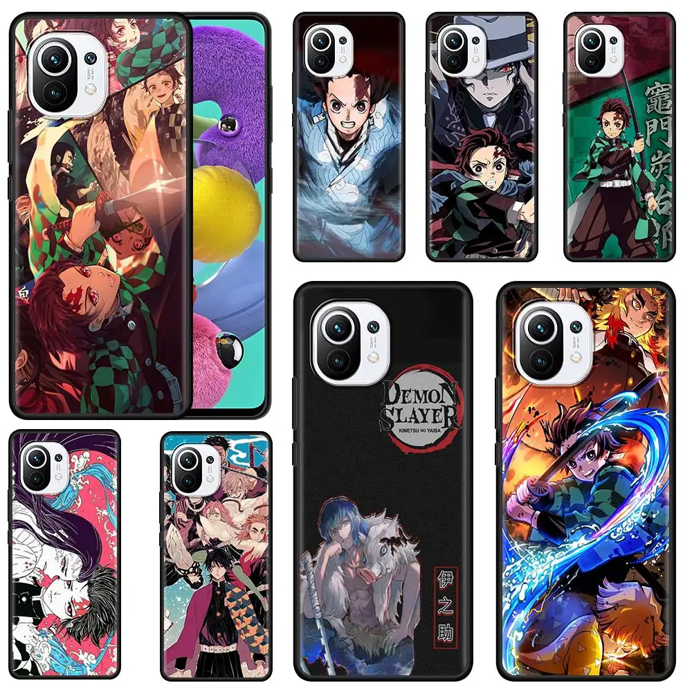 Japan Anime Demon Slayer Silicone Phone Case For Xiaomi Mi 11 Ultra 11X 10T 10 9T Pro A2 Lite CC9 CC9E 11i Black Soft Cover
Japan Anime Demon Slayer Silicone Phone Case For Xiaomi Mi 11 Ultra 11X 10T 10 9T Pro A2 Lite CC9 CC9E 11i Black Soft Cover