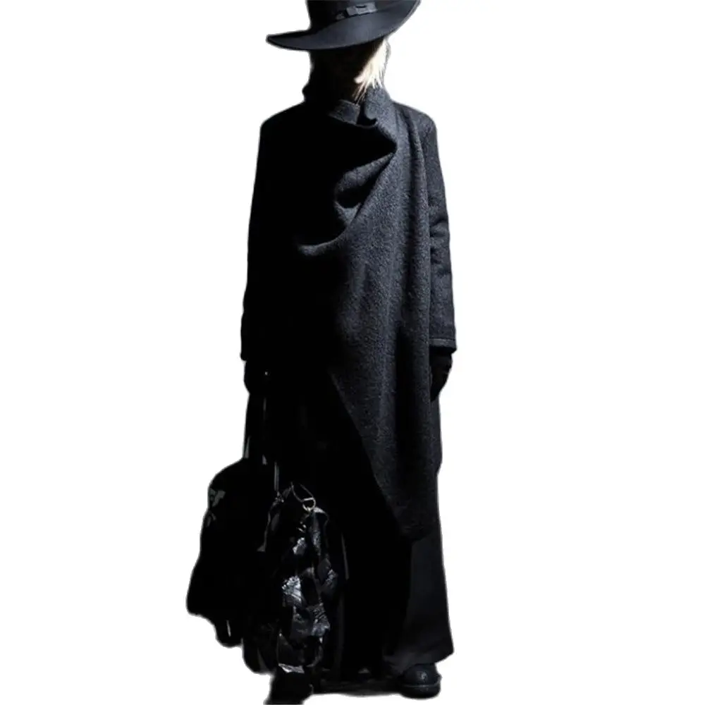 Hot Sale Irregular Fashion Long Wool Coat Punk Hip Hop Cloak Man Vintage Gothic Style Long Jacket Abrigo Hombre Hot Sale 5xl
Hot Sale Irregular Fashion Long Wool Coat Punk Hip Hop Cloak Man Vintage Gothic Style Long Jacket Abrigo Hombre Hot Sale 5xl