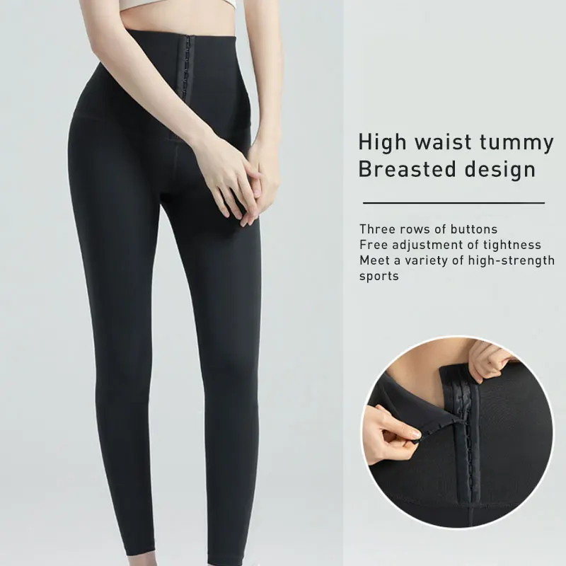 

Uniooo Fitness Pants Women's Corset Hip Lift Postpartum Shaping Yoga High Waist Tights Push Up Running Women Gym Fitness Legging