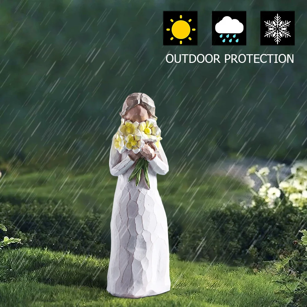 Resin Angel Hug Dog Flower Statue Artwork Valentines Day Mothers Day Gift Sculpture Waterproof Desktop Layout Adornment
Resin Angel Hug Dog Flower Statue Artwork Valentines Day Mothers Day Gift Sculpture Waterproof Desktop Layout Adornment