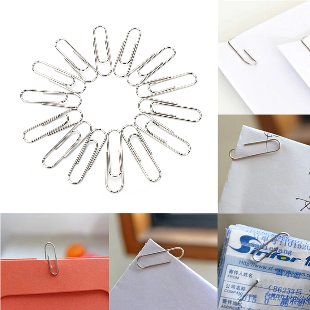 100PCS Mini Paperclips Office Simple Easy Plain Paper Clips 29mm School Stationery Supplies Accessories Organizer Polished Steel
100PCS Mini Paperclips Office Simple Easy Plain Paper Clips 29mm School Stationery Supplies Accessories Organizer Polished Steel