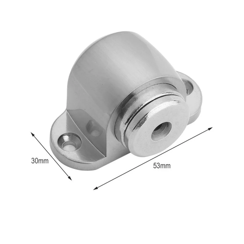Zinc Alloy Door Stop Casting Powerful Floor-mounted Magnetic Holder 54mm*35mm Satin Nickel Brushed Door Stopper
Zinc Alloy Door Stop Casting Powerful Floor-mounted Magnetic Holder 54mm*35mm Satin Nickel Brushed Door Stopper