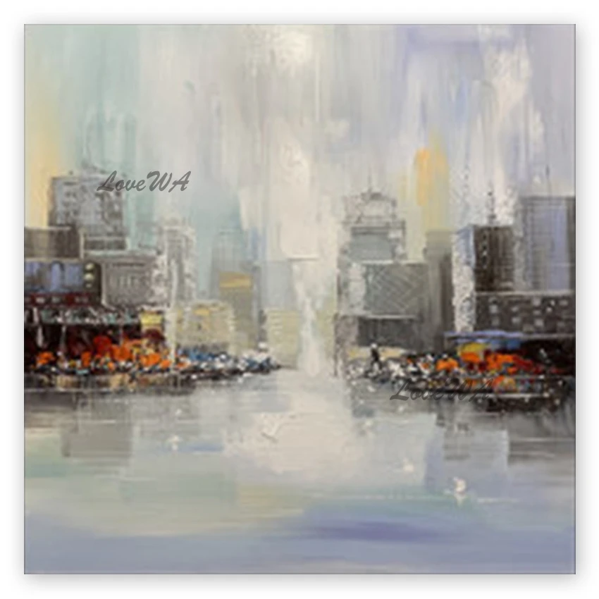 100% Hand Painted Abstract City Street Scenery Oil Painting Picture Wall Art Unframed Home Wall Hang Decoration Canvas Artwork
100% Hand Painted Abstract City Street Scenery Oil Painting Picture Wall Art Unframed Home Wall Hang Decoration Canvas Artwork