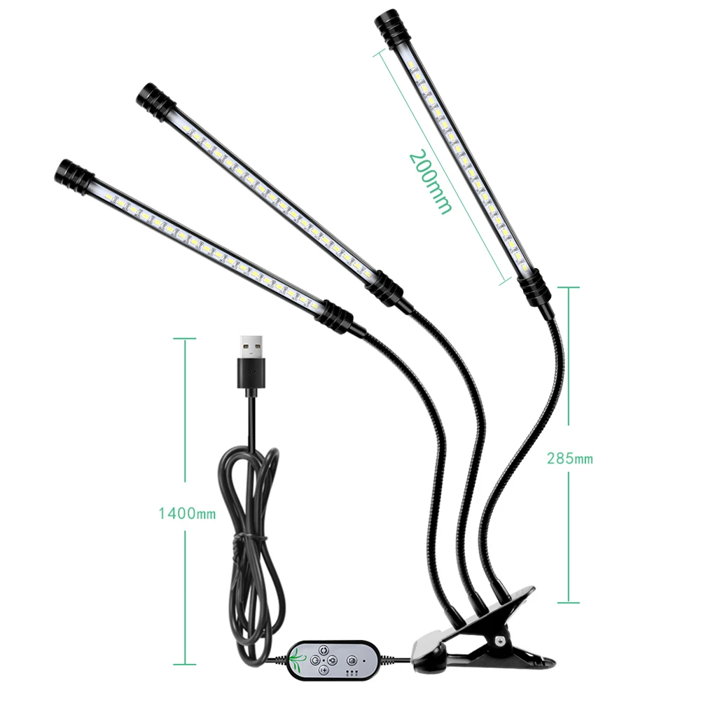 Led Grow Light Full Spectrum Cob LED Clip Plant Grow Light 5 Dimmable Timing Waterproof Sunlight Plant Fill Lamps
Led Grow Light Full Spectrum Cob LED Clip Plant Grow Light 5 Dimmable Timing Waterproof Sunlight Plant Fill Lamps