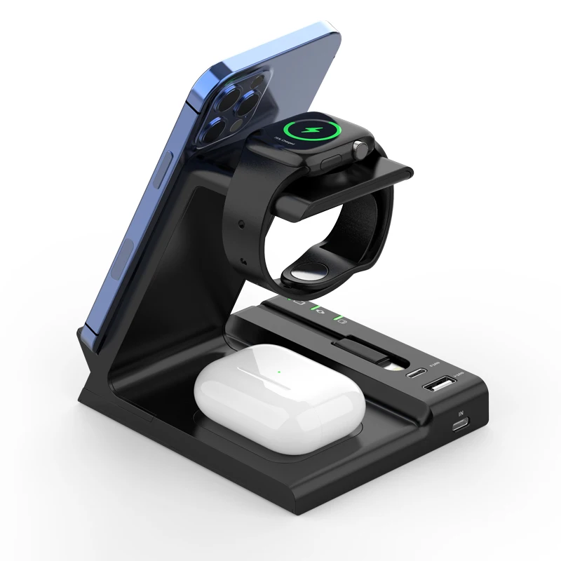New Hot Sale Wireless Charger 6 in 1 Of 15W Fast Charging for Apple Huawei Xiaomi Samsuma Airpods Smart Watch TWS
New Hot Sale Wireless Charger 6 in 1 Of 15W Fast Charging for Apple Huawei Xiaomi Samsuma Airpods Smart Watch TWS