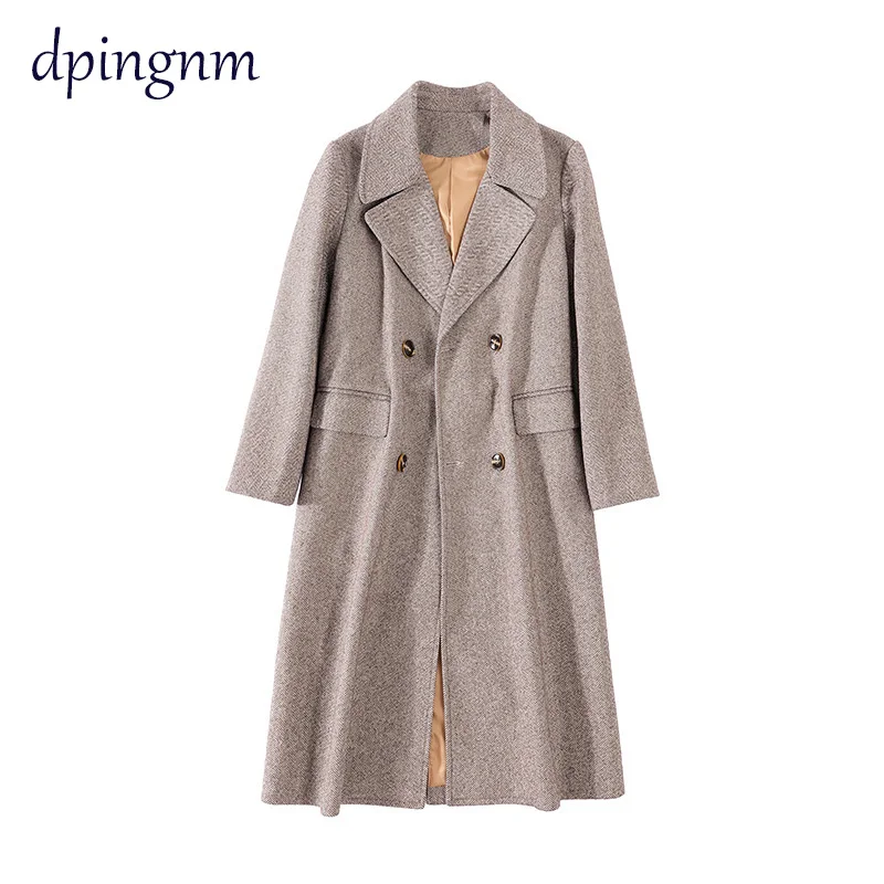 Женское шерстяное пальто, зимняя модная куртка для женщин, зимнее длинное пальто, Тренч, Женские однотонные длинные шерстяные пальто
Женское шерстяное пальто, зимняя модная куртка для женщин, зимнее длинное пальто, Тренч, Женские однотонные длинные шерстяные пальто