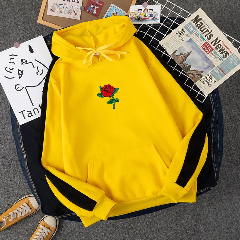 Harajuku Hoodie Sweatshirt Men Streetwear Rose Flower Print Unisex Hoodies Tops Pullover Mens Women Hooded Sweatshirt Clothes
Harajuku Hoodie Sweatshirt Men Streetwear Rose Flower Print Unisex Hoodies Tops Pullover Mens Women Hooded Sweatshirt Clothes