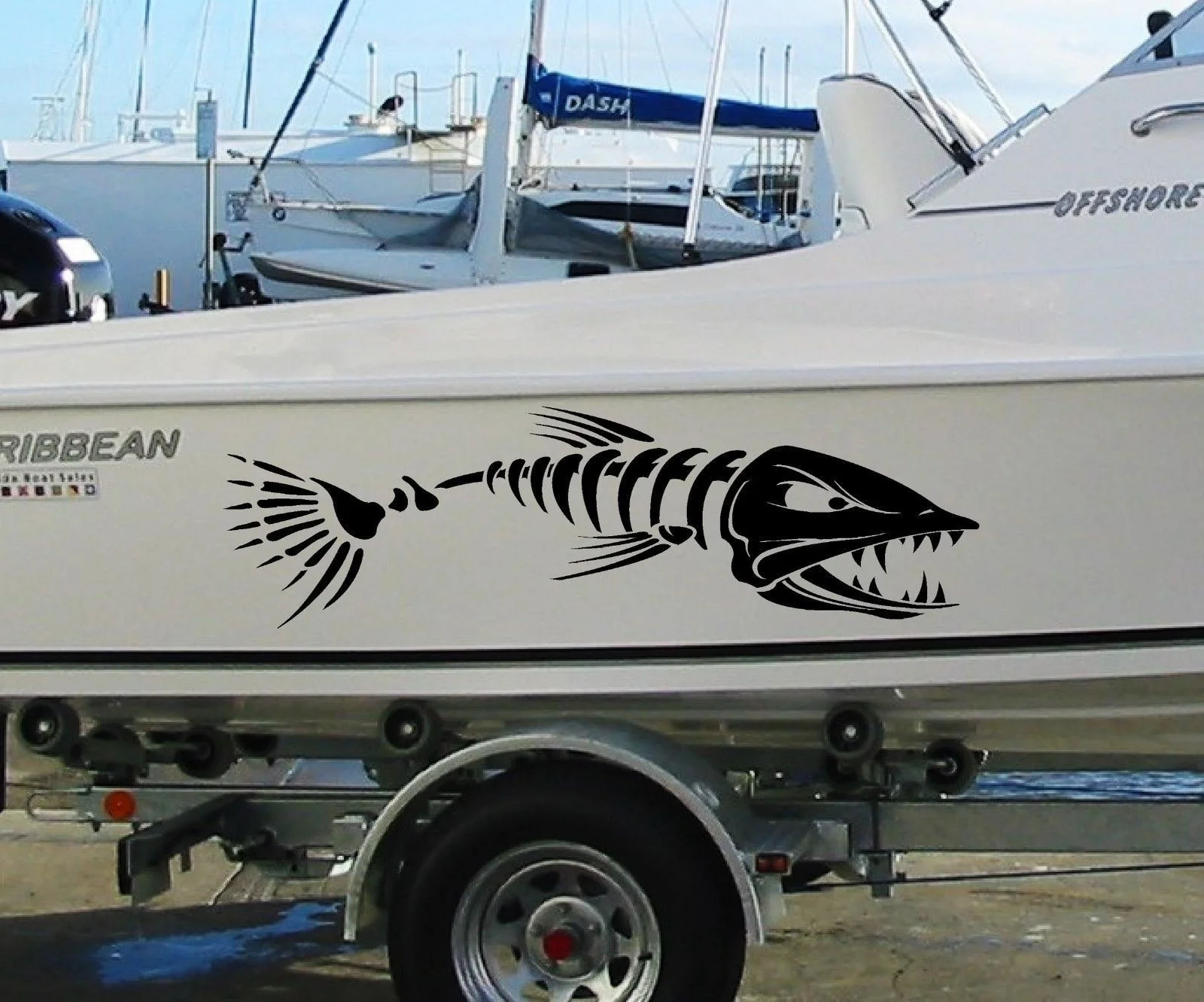 Fish Bone Stickers for Boat Body Decal Styling Engine Hood Decor Cruise Sticker Mural Vinyl Covers Autosticker PVC
Fish Bone Stickers for Boat Body Decal Styling Engine Hood Decor Cruise Sticker Mural Vinyl Covers Autosticker PVC