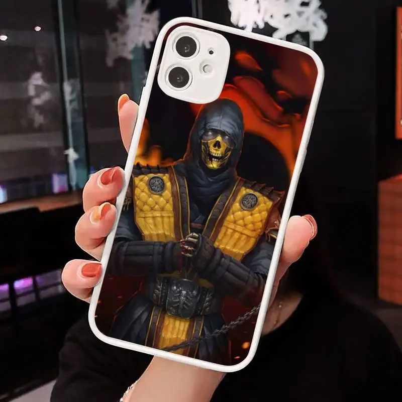 Beautiful animationMortal Kombat Phone Case Matte Transparent for iPhone 7 8 11 12 s mini pro X XS XR MAX Plus cover funda
Beautiful animationMortal Kombat Phone Case Matte Transparent for iPhone 7 8 11 12 s mini pro X XS XR MAX Plus cover funda