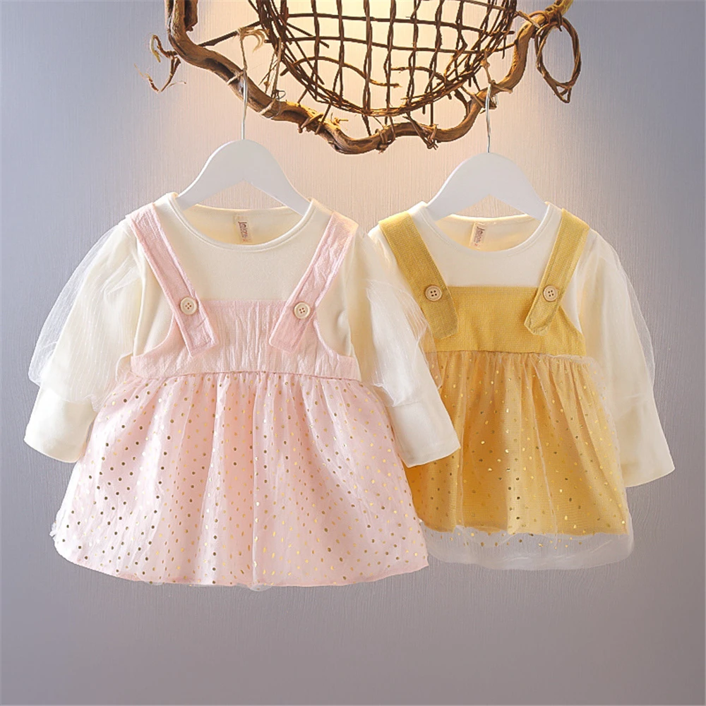 Spring Baby Girls Dress Version Of The New Dot Baby Dresses Children's Cotton Autumn Long-sleeved Dress 6-36 Months
Spring Baby Girls Dress Version Of The New Dot Baby Dresses Children's Cotton Autumn Long-sleeved Dress 6-36 Months