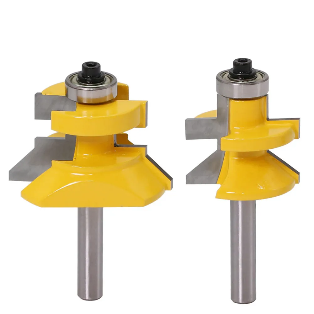 2 Bit Tongue And Groove Flooring Router Bit Set - 8mm Shank Milling Cutter Tool Drilling Milling For Wood Carbide Alloy
2 Bit Tongue And Groove Flooring Router Bit Set - 8mm Shank Milling Cutter Tool Drilling Milling For Wood Carbide Alloy