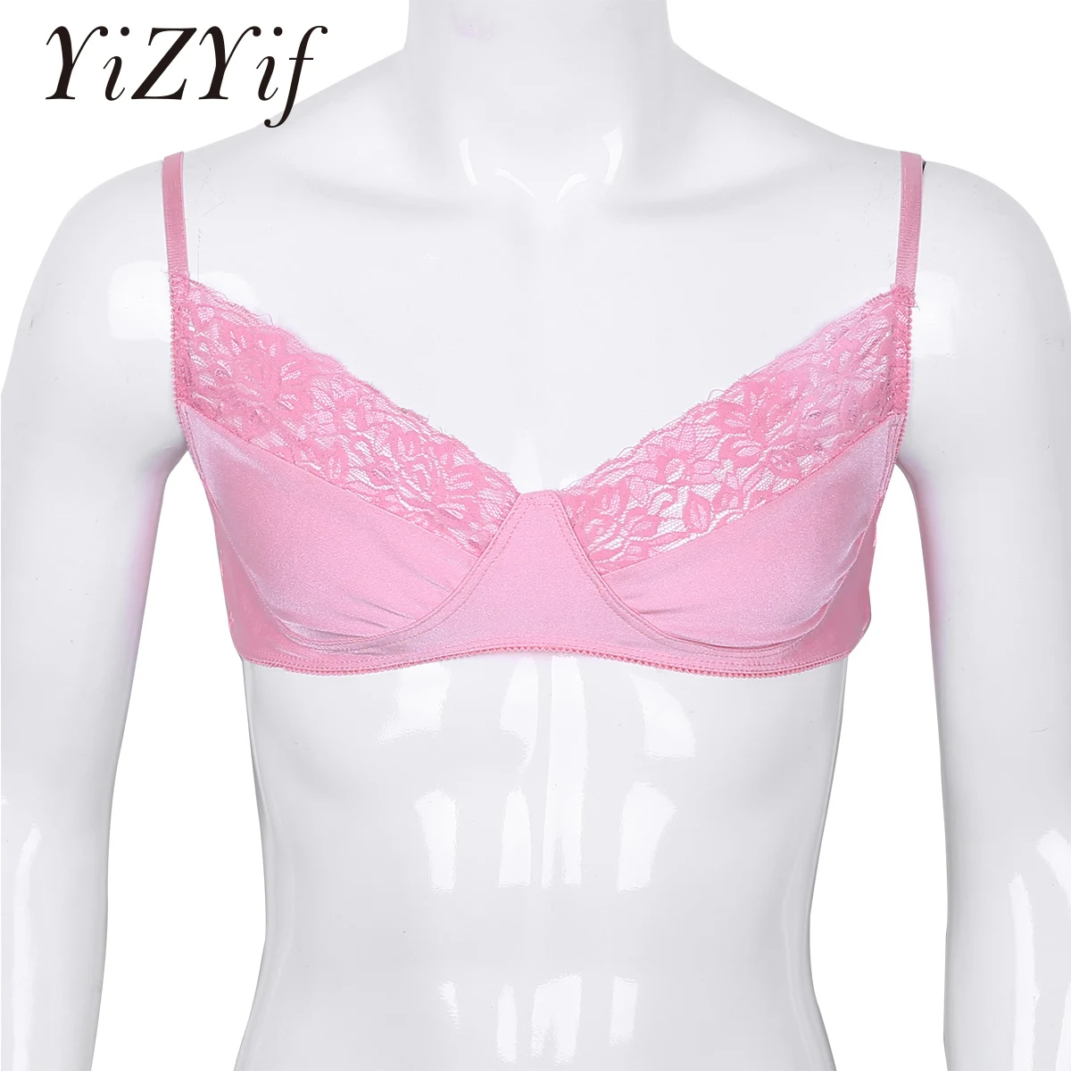 Mens Sissy Bras Lingerie Nightwear Exotic Tanks Bralette Smooth Fabric Lace Wire-free Bra Top with Adjustable Shoulder Straps
Mens Sissy Bras Lingerie Nightwear Exotic Tanks Bralette Smooth Fabric Lace Wire-free Bra Top with Adjustable Shoulder Straps