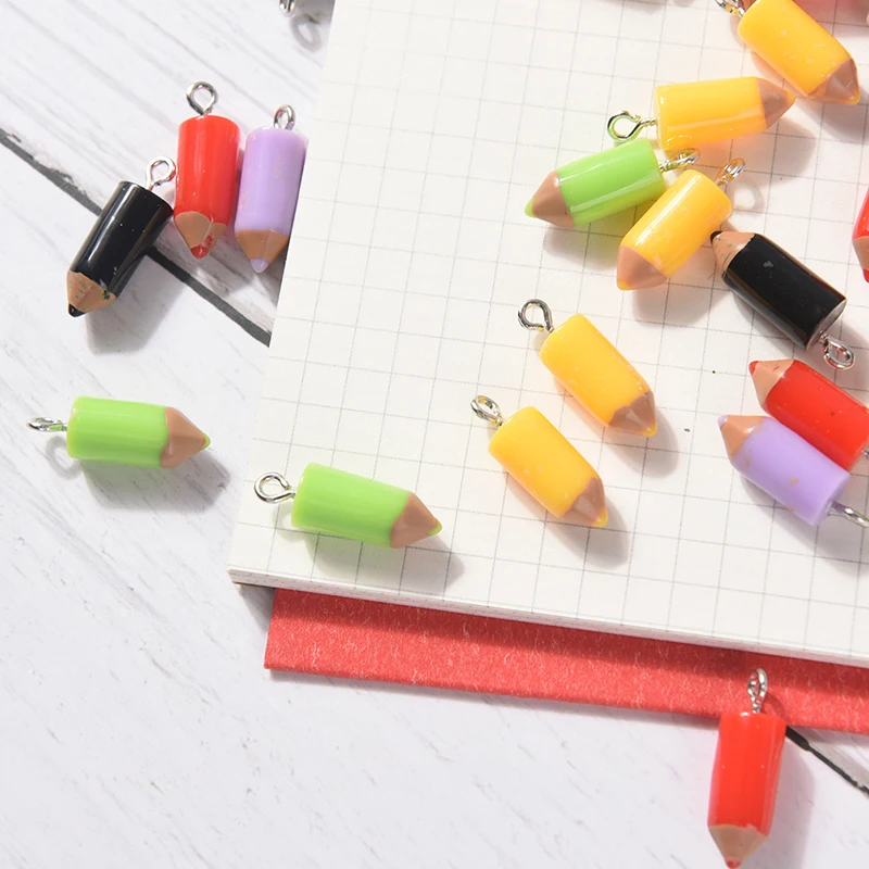 10pcs Very Cute Resin Pencil Necklace Charms Charms Pendant Necklace Pendant For Jewelry DIY Decoration Color Random
10pcs Very Cute Resin Pencil Necklace Charms Charms Pendant Necklace Pendant For Jewelry DIY Decoration Color Random