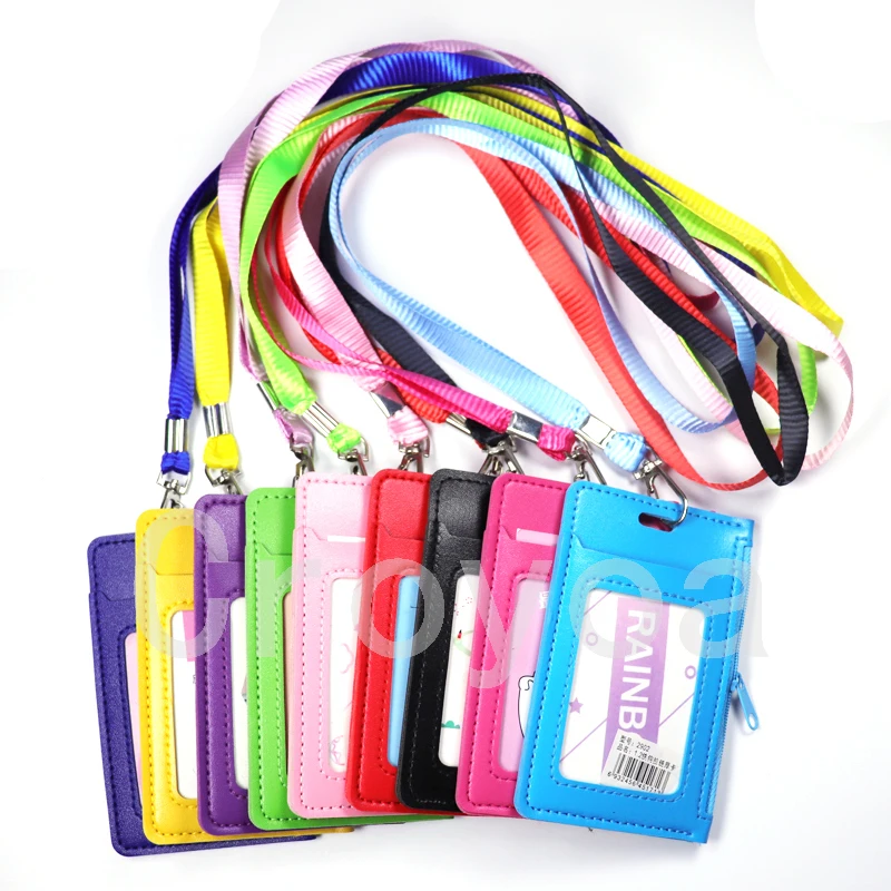 Multifunction IC ID Badge Card Holder Coin Purse Zipper Bag PU Leather Bus Business Card Case Cover with Neck Strap Lanyard
Multifunction IC ID Badge Card Holder Coin Purse Zipper Bag PU Leather Bus Business Card Case Cover with Neck Strap Lanyard