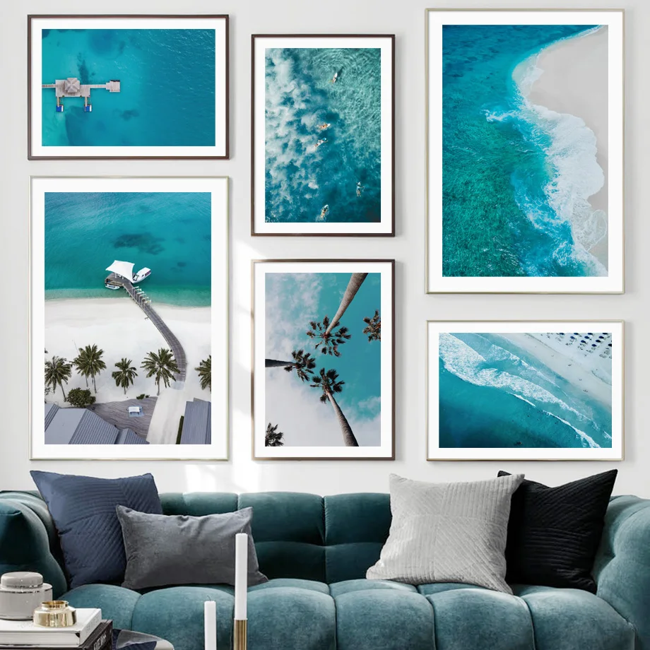 Sea Waves Beach Coconut Tree Sky Surfing Wall Art Canvas Painting Nordic Posters And Prints Wall Pictures For Living Room Decor
Sea Waves Beach Coconut Tree Sky Surfing Wall Art Canvas Painting Nordic Posters And Prints Wall Pictures For Living Room Decor