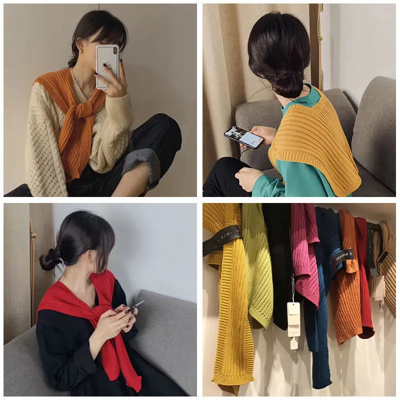Knit Sweaters Shawl Cloak Women Outer Wear Autumn Sleeveless Shoulder Waistcoat Loose Black Top Student Casual Jacket
Knit Sweaters Shawl Cloak Women Outer Wear Autumn Sleeveless Shoulder Waistcoat Loose Black Top Student Casual Jacket