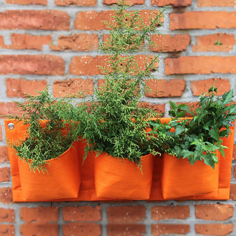 3 Gallon 6-Pocket Hanging Wall Planting Bag Vertical Plant Pots Container for Balcony Railings Garden Fence-Double Sided
3 Gallon 6-Pocket Hanging Wall Planting Bag Vertical Plant Pots Container for Balcony Railings Garden Fence-Double Sided