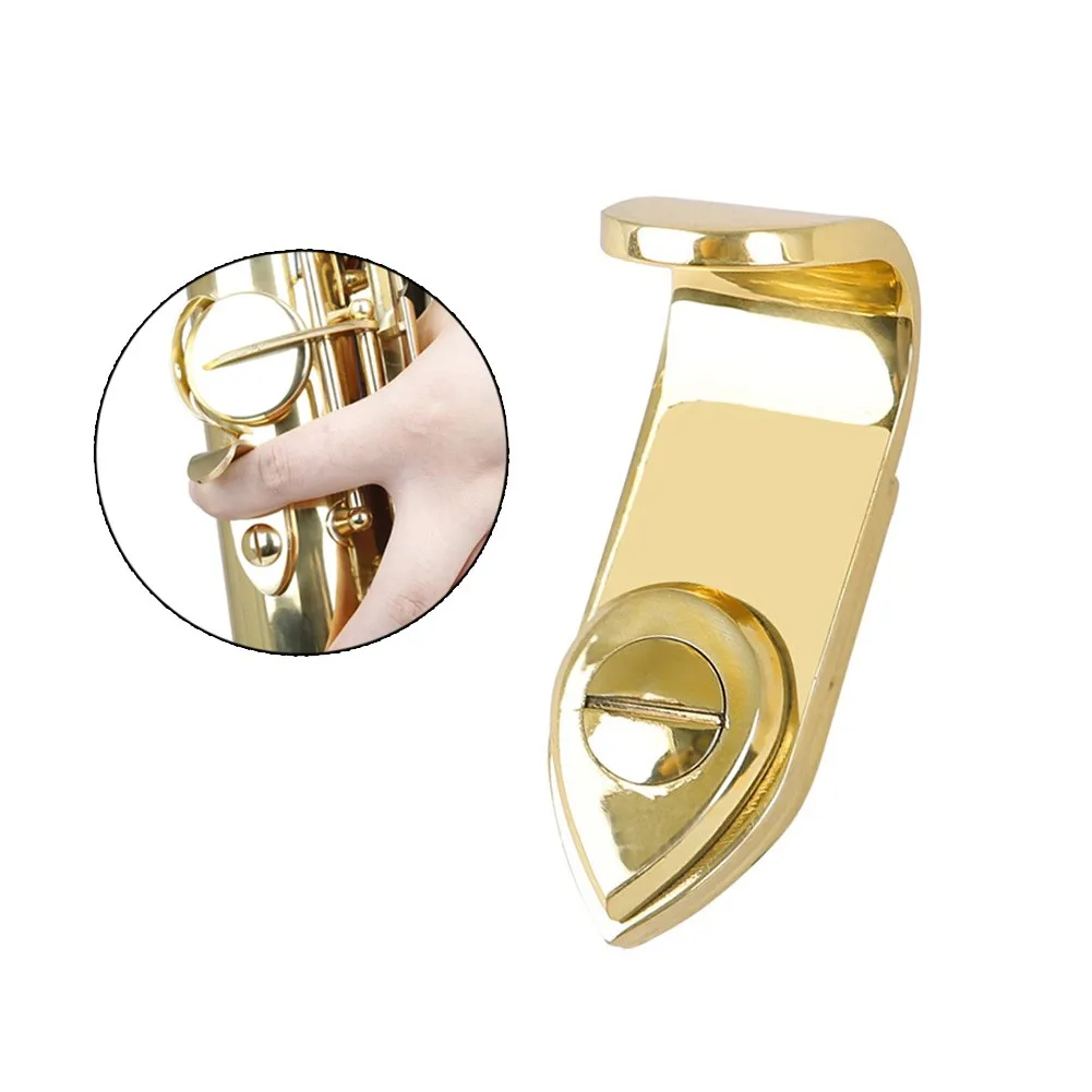 High Quality Meta Gold Saxophone Thumb Rest Professional Alto Tenor Sax Thumb Tosachs Wind Instruments Exercise Accessories
High Quality Meta Gold Saxophone Thumb Rest Professional Alto Tenor Sax Thumb Tosachs Wind Instruments Exercise Accessories