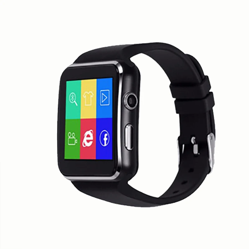 

X6 Curved Screen Smart Watch Men Music Camera Facebook WhatsApp Support SIM TF Card Call Women Smartwatch For Android Phone DZ09