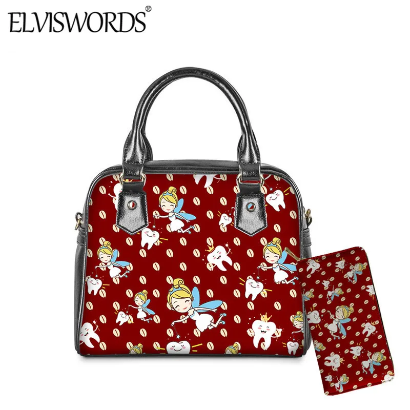 ELVISWORDS 2 шт. сумка и кошелек милый рисунок для девочек-стоматологов 2020 модная сумка через плечо из искусственной кожи брендовый дизайн сумка ...
ELVISWORDS 2 шт. сумка и кошелек милый рисунок для девочек-стоматологов 2020 модная сумка через плечо из искусственной кожи брендовый дизайн сумка ...