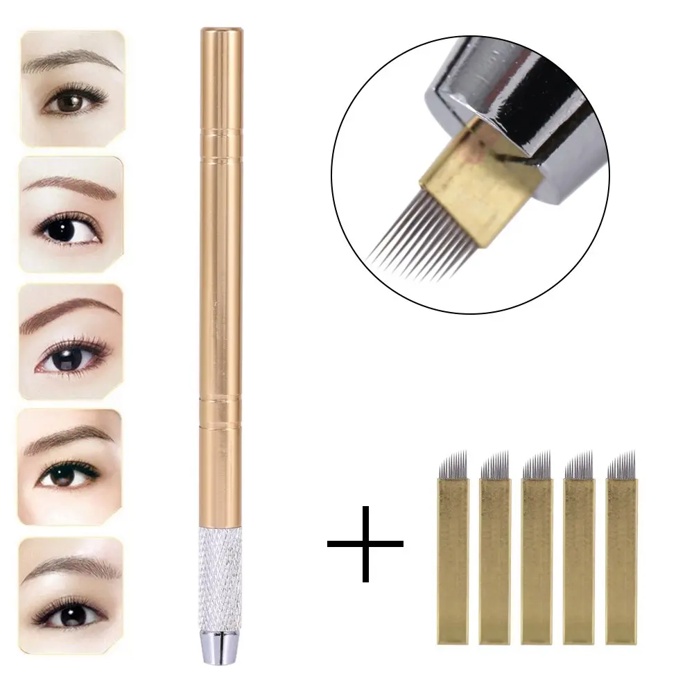 Embroidering Eyebrow Pen 3d Microblading Blade Needle Pen Pencil Manual Semi-permanent Makeup Tool Tattoo Eyebrow Tool
Embroidering Eyebrow Pen 3d Microblading Blade Needle Pen Pencil Manual Semi-permanent Makeup Tool Tattoo Eyebrow Tool