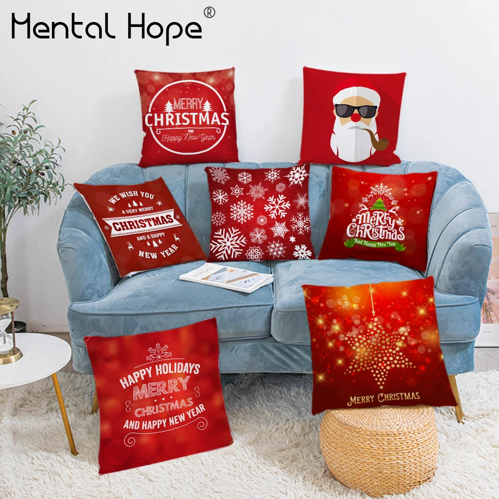 Red Christmas Decorative Cushion Cover Santa Claus Print Throw Pillow Cover Home Decor Merry Christmas Square Pillowcase
Red Christmas Decorative Cushion Cover Santa Claus Print Throw Pillow Cover Home Decor Merry Christmas Square Pillowcase