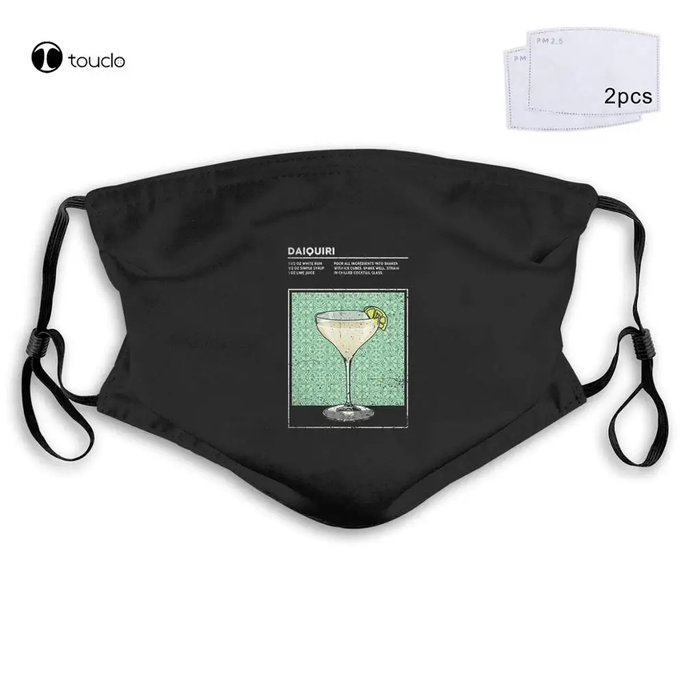 Daiquiri Mixed Drink Cocktail Alcohol Bartender Booze Happy Hour Liquor Face Mask Filter Pocket Cloth Reusable Washable
Daiquiri Mixed Drink Cocktail Alcohol Bartender Booze Happy Hour Liquor Face Mask Filter Pocket Cloth Reusable Washable