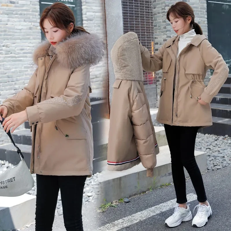 Pai Overcome Women Mid-length Cotton-padded Jacket With Detachable Liner And Velvet Thick Cotton-padded Coat Was Thin New A281A
Pai Overcome Women Mid-length Cotton-padded Jacket With Detachable Liner And Velvet Thick Cotton-padded Coat Was Thin New A281A