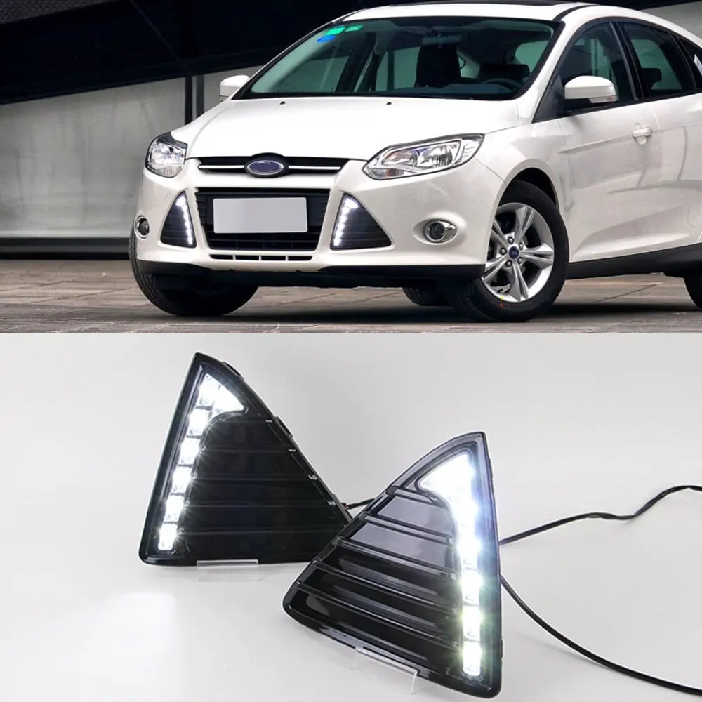 DRL For Ford Focus 3 MK3 2012 2013 2014 DRL Daytime Running Lights 12V LED Daylight Fog lamp waterproof with dimming style Relay
DRL For Ford Focus 3 MK3 2012 2013 2014 DRL Daytime Running Lights 12V LED Daylight Fog lamp waterproof with dimming style Relay