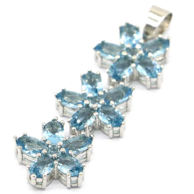 50x16mm Anniversary Created Long London Blue Topaz Gift For Ladies Silver Pendant
50x16mm Anniversary Created Long London Blue Topaz Gift For Ladies Silver Pendant