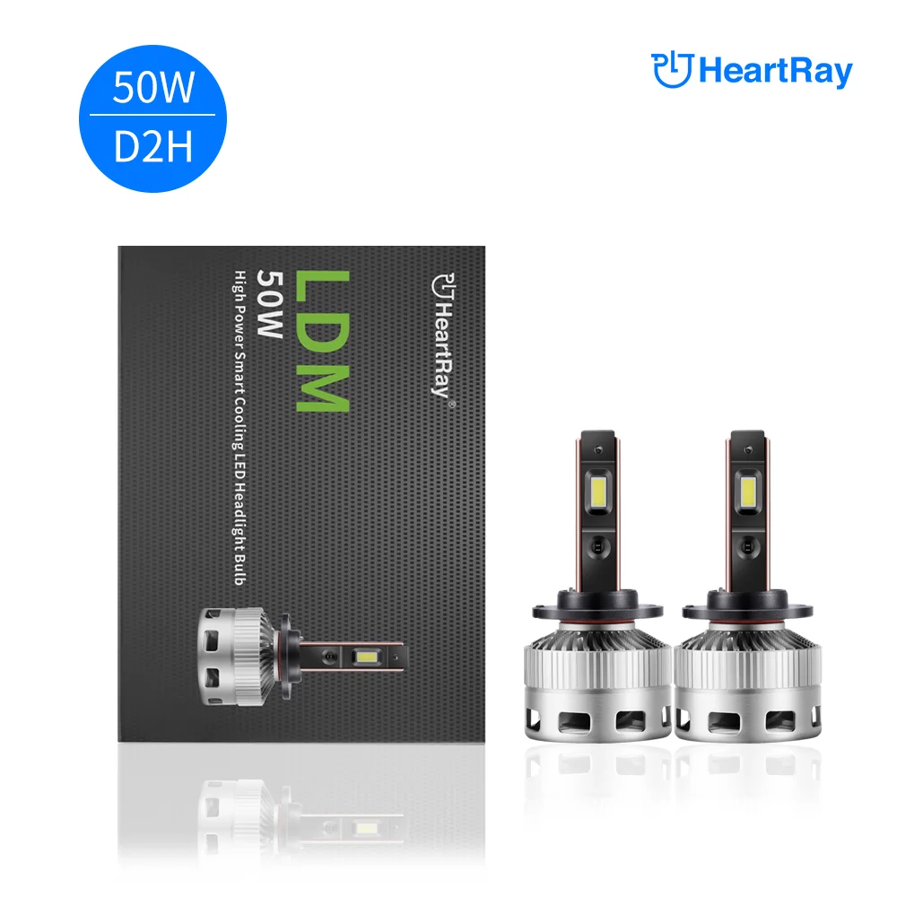 Heartray Car Accessories 12V 50W D2H Big Power High Bright Automatic Temperature Control LED Headlight Bulb 5500K 6000K -10000lm
Heartray Car Accessories 12V 50W D2H Big Power High Bright Automatic Temperature Control LED Headlight Bulb 5500K 6000K -10000lm