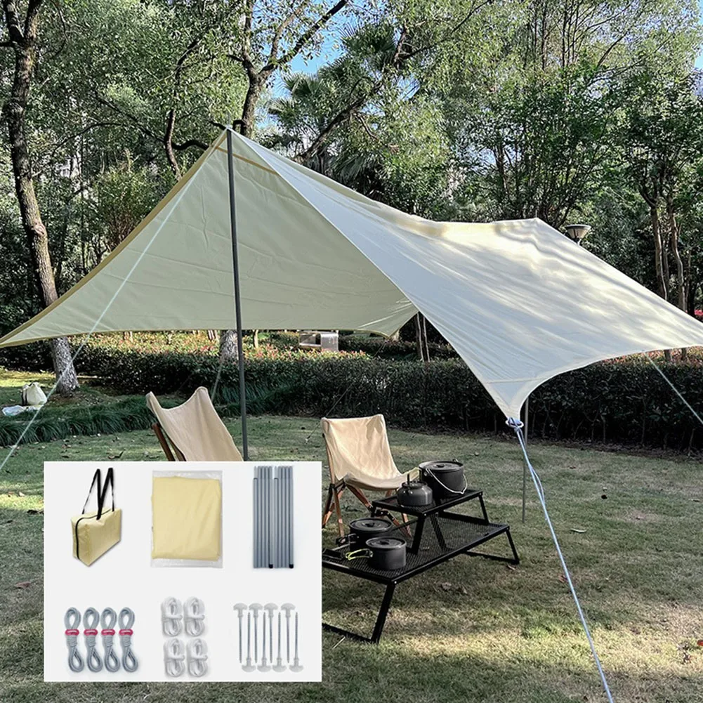 Retro Canopy Tent PU Waterproof Oxford Cloth Sunscreen Windproof Strong Portable Anti-storm Outdoor Camping/garden Awning
Retro Canopy Tent PU Waterproof Oxford Cloth Sunscreen Windproof Strong Portable Anti-storm Outdoor Camping/garden Awning
