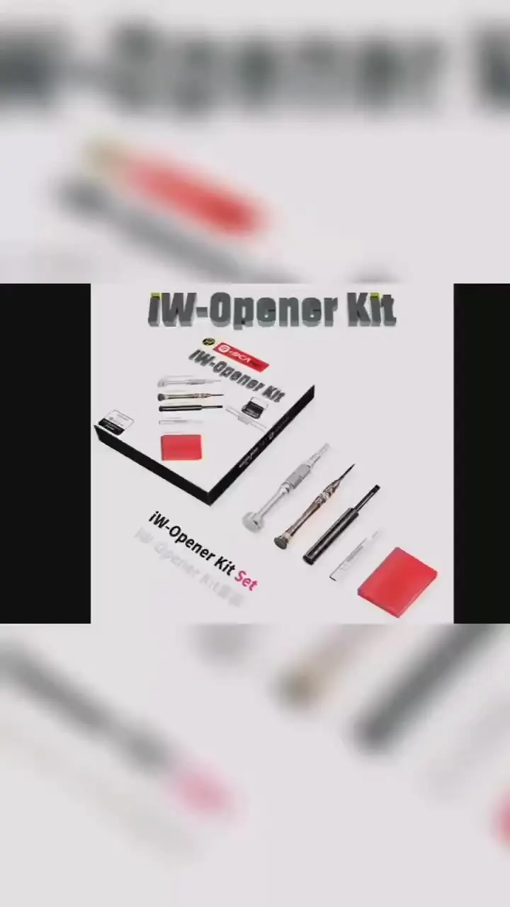 XUANHOU IW-OPener Kit Watch Repair Tool for iWatch Opening Releasing the Digital Crown Watch Battery Flex Prying tool
XUANHOU IW-OPener Kit Watch Repair Tool for iWatch Opening Releasing the Digital Crown Watch Battery Flex Prying tool