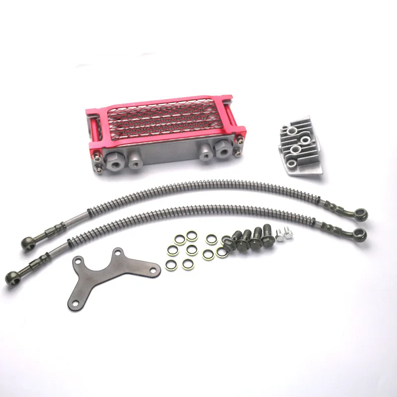 Motorcycle Oil Cooling Cooler Radiator Red for Pit Dirt Bike ATV Quad 50 70 90 110CC 125cc 140cc Pitpro Pitster Pro SDG DHZ SSR
Motorcycle Oil Cooling Cooler Radiator Red for Pit Dirt Bike ATV Quad 50 70 90 110CC 125cc 140cc Pitpro Pitster Pro SDG DHZ SSR