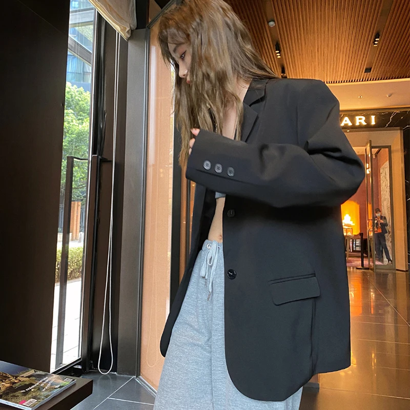 Vintage Stylish Pockets Office Lady Blazers Coat Women New Fashion Notched Collar Long Sleeve Outerwear Casual Chaqueta Mujer
Vintage Stylish Pockets Office Lady Blazers Coat Women New Fashion Notched Collar Long Sleeve Outerwear Casual Chaqueta Mujer