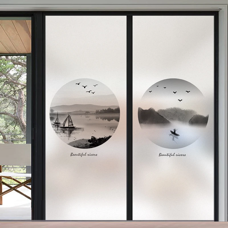 Electrostatic Frosted Glass Stickers Chinese Style Chinese Decorative Adhesive-free Window Stickers Transparent Opaque Film
Electrostatic Frosted Glass Stickers Chinese Style Chinese Decorative Adhesive-free Window Stickers Transparent Opaque Film